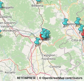 Mappa Via Vittorio Alfieri, 52100 Arezzo AR, Italia (20.55714)