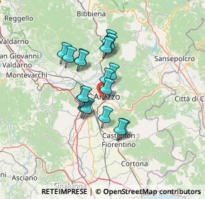 Mappa Via Vittorio Alfieri, 52100 Arezzo AR, Italia (10.36444)