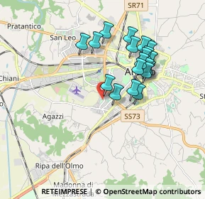 Mappa Via Vittorio Alfieri, 52100 Arezzo AR, Italia (1.6905)