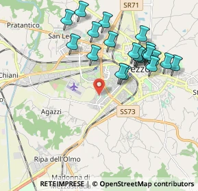 Mappa Via Vittorio Alfieri, 52100 Arezzo AR, Italia (2.106)