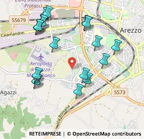 Mappa Via Tortaia, 52100 Arezzo AR, Italia (1.122)