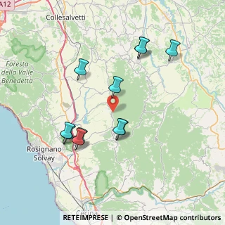 Mappa Bosco di, 56040 Santa luce PI, Italia (7.65)