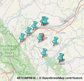 Mappa Via Torre, 60034 Cupramontana AN, Italia (6.40636)
