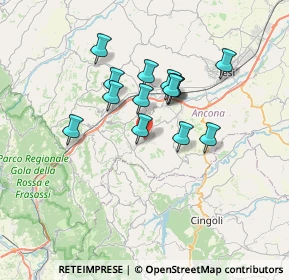 Mappa Via Torre, 60034 Cupramontana AN, Italia (5.645)