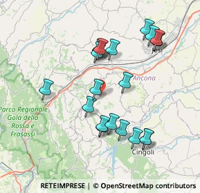 Mappa Via Torre, 60034 Cupramontana AN, Italia (7.5725)