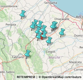 Mappa Via Torre, 60034 Cupramontana AN, Italia (9.86231)