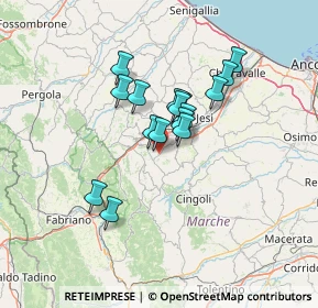 Mappa Via Torre, 60034 Cupramontana AN, Italia (10.21313)