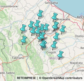 Mappa Via Torre, 60034 Cupramontana AN, Italia (10.474)