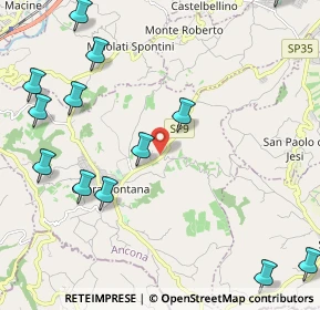 Mappa Via Torre, 60034 Cupramontana AN, Italia (3.07786)