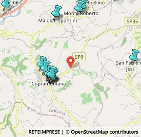 Mappa Via Torre, 60034 Cupramontana AN, Italia (2.7255)