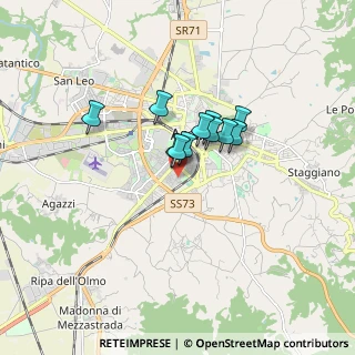 Mappa Via Cardinal Massaia, 52100 Arezzo AR, Italia (1.07273)