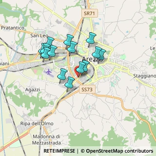 Mappa Via Toselli Maggiore, 52100 Arezzo AR, Italia (1.49357)