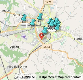 Mappa Via Toselli Maggiore, 52100 Arezzo AR, Italia (1.46308)