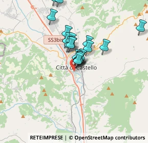 Mappa Citta' Di Castello, 06012 Città di Castello PG, Italia (2.7655)