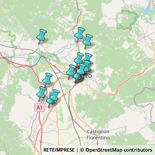 Mappa Via Kennedy, 52100 Arezzo AR, Italia (4.84)