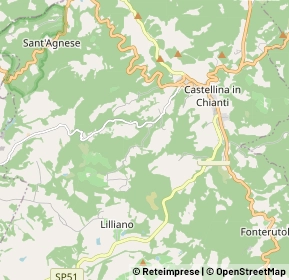 Mappa Località Monte, 53011 Castellina in Chianti SI, Italia (1.775)
