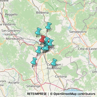 Mappa Via Fabio Filzi, 52100 Arezzo AR, Italia (8.0775)