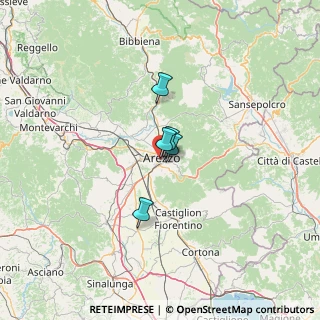 Mappa Via Fabio Filzi, 52100 Arezzo AR, Italia (37.02)