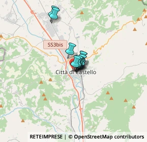 Mappa Via Cacciatori del Tevere, 06012 Città di Castello PG, Italia (1.39083)