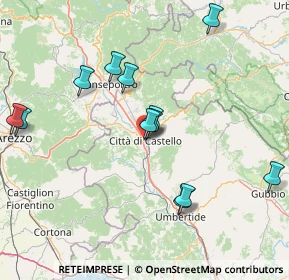 Mappa Via Cacciatori del Tevere, 06012 Città di Castello PG, Italia (16.42083)