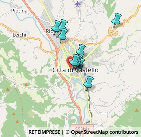 Mappa Via Cacciatori del Tevere, 06012 Città di Castello PG, Italia (1.14)