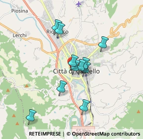 Mappa Via Cacciatori del Tevere, 06012 Città di Castello PG, Italia (1.49545)
