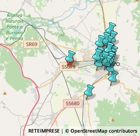 Mappa Via Achille Grandi, 52100 Arezzo AR, Italia (4.018)