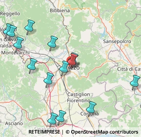 Mappa Via Piave, 52100 Arezzo AR, Italia (19.54929)