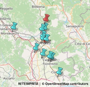 Mappa Via Piave, 52100 Arezzo AR, Italia (11.14667)