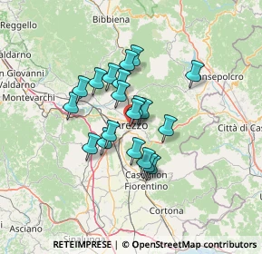 Mappa Via Piave, 52100 Arezzo AR, Italia (10.03)