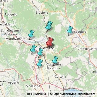 Mappa Via Piave, 52100 Arezzo AR, Italia (10.48167)