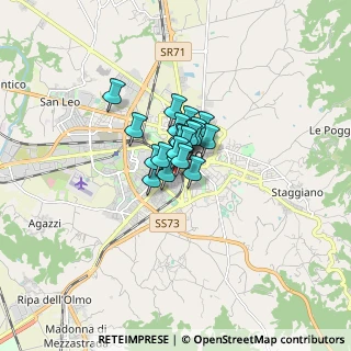 Mappa Via Piave, 52100 Arezzo AR, Italia (0.7265)