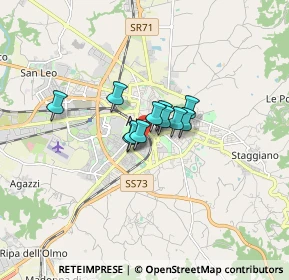 Mappa Via Piave, 52100 Arezzo AR, Italia (0.84091)