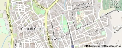 Mappa Città di Castello