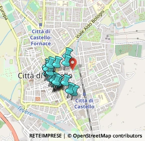 Mappa Via Martiri della Libertà, 06012 Città di Castello PG, Italia (0.348)