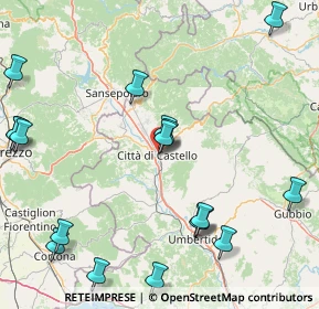 Mappa Via Luca della Robbia, 06012 Città di Castello PG, Italia (21.90222)