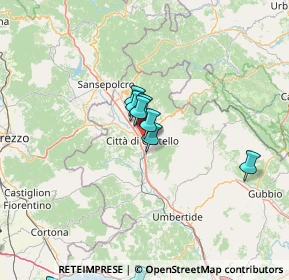 Mappa Via Martiri della Libertà, 06012 Città di Castello PG, Italia (25.726)
