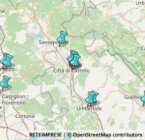 Mappa Via Luca della Robbia, 06012 Città di Castello PG, Italia (21.26357)