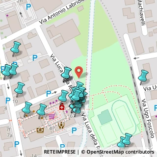 Mappa Via Luca della Robbia, 06012 Città di Castello PG, Italia (0.06552)