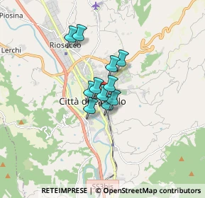 Mappa Via Martiri della Libertà, 06012 Città di Castello PG, Italia (0.96455)