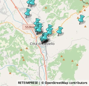 Mappa Via Martiri della Libertà, 06012 Città di Castello PG, Italia (2.4525)