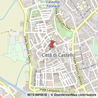 Mappa Via del Popolo, 11, 06012 Città di Castello, Perugia (Umbria)