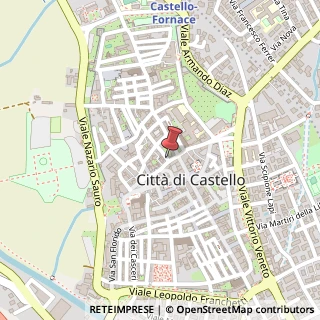 Mappa Via del Popolo, 24, 06012 Città di Castello, Perugia (Umbria)