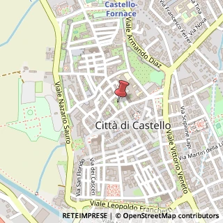Mappa Via Mario Angeloni, 8, 06012 Città di Castello, Perugia (Umbria)