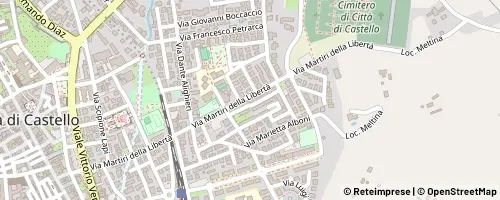 Mappa Città di Castello