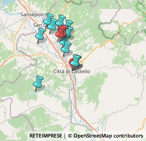 Mappa Via Antonio Labriola, 06012 Città di Castello PG, Italia (6.61231)