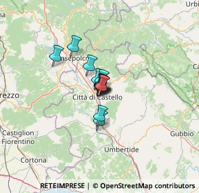 Mappa Via Nerio Moscoli, 06012 Città di Castello PG, Italia (5.72333)