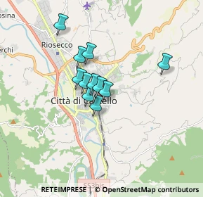 Mappa Via Nerio Moscoli, 06012 Città di Castello PG, Italia (1.16182)