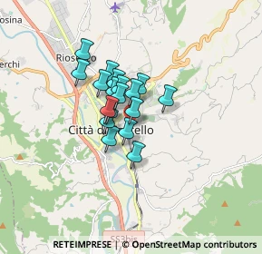 Mappa Via Giacomo Leopardi, 06012 Città di Castello PG, Italia (1.04222)