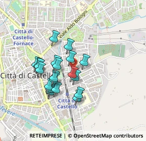 Mappa Via Giacomo Leopardi, 06012 Città di Castello PG, Italia (0.373)
